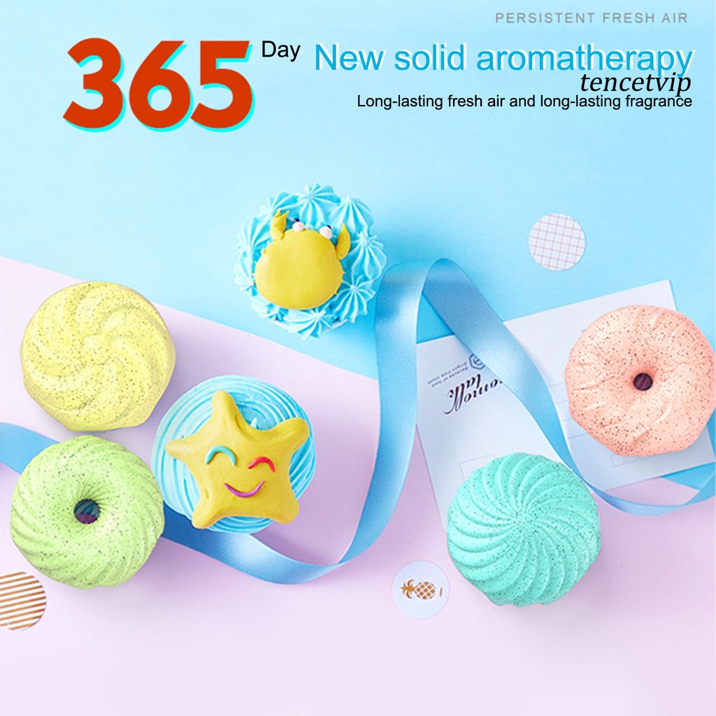 Bộ 4 hộp vệ sinh không khí hình bánh donut lâu trôi