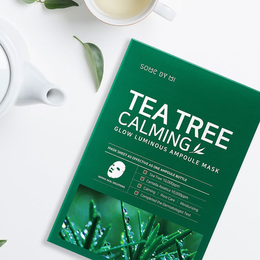 Mặt nạ dưỡng da  Some By Mi Tea Tree Calming Glow Luminous Ampoule Mask