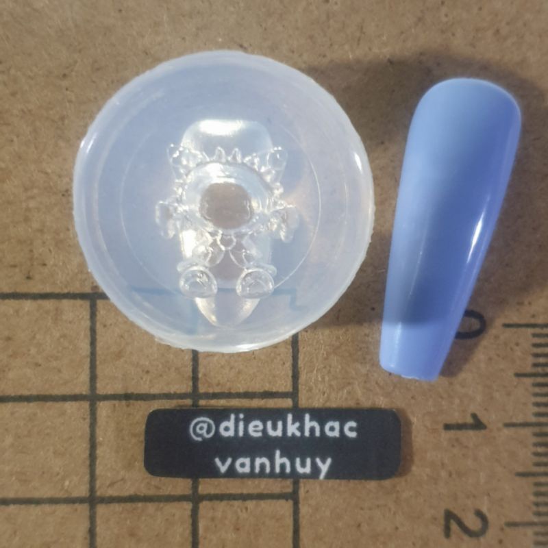 DIY - Khuôn charm búp bê dễ thương - Làm charm nail 3D, phụ kiện trang sức hoa tai, cài áo, kẹp tóc thời trang
