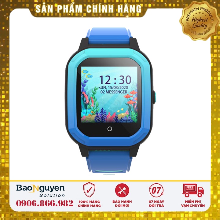 Đồng Hồ Định Vị Trẻ Em Chống Nước Chính Hãng Wonlex KT20, Màn Hình Cảm Ứng, Có RUNG, 4G Video Call Định Vị GPS,WIFI,LBS