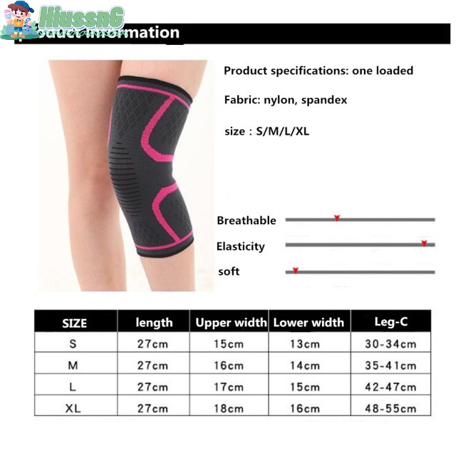 Băng Quấn Bảo Vệ Đầu Gối Co Giãn Hỗ Trợ Tập Thể Thao