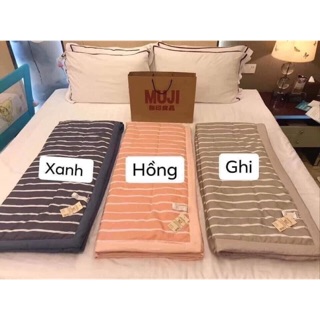 Mền muji kẻ sọc