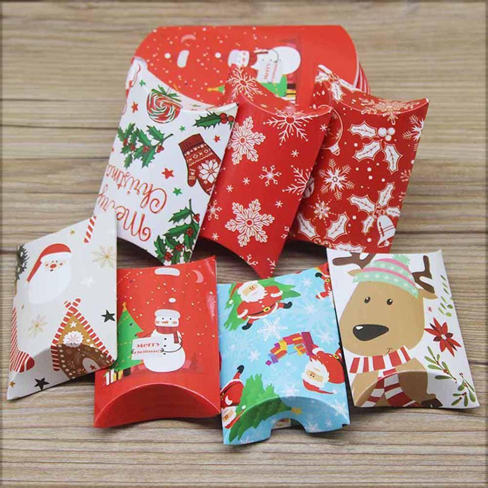 1 Hộp Giấy Đựng Kẹo / Socola Hình Tuần Lộc DIY