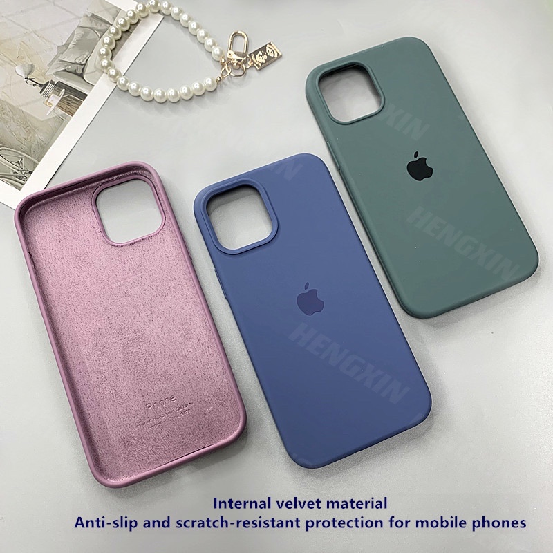 Ốp Lưng Silicone Mềm Màu Trơn Cá Tính Cho 7 7plus 8 8plus X Xr Xs 11 12promax Pluspro Max | BigBuy360 - bigbuy360.vn