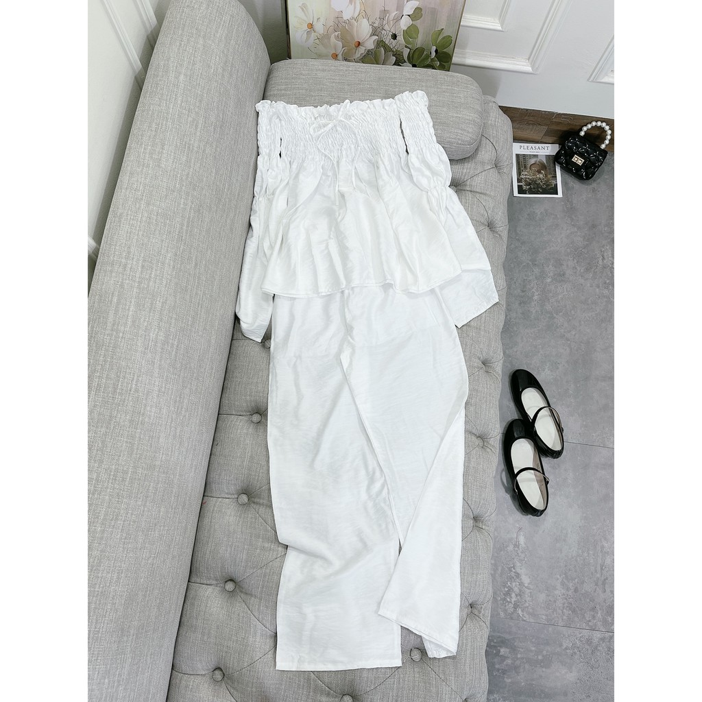 Set đồ nữ cá tính, set quần lửng áo sơ mi, áo quây, áo thun đi chơi sang chảnh mùa hè đẹp 8A00014 | BigBuy360 - bigbuy360.vn