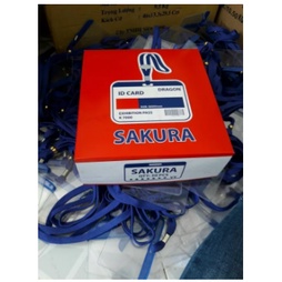 Hộp 50 bộ Bảng tên ngang + Dây đeo SAKURA