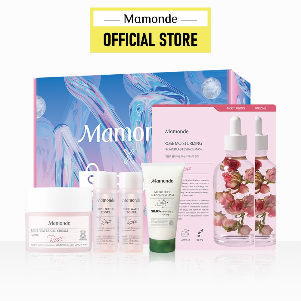 [Mã FMCGMALL -8% đơn 250K] Bộ Dưỡng Da Khóa Ẩm Từ Hoa Hồng Mamonde