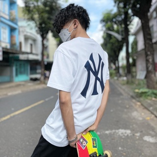 Áo thun newera mlb big logo ny white