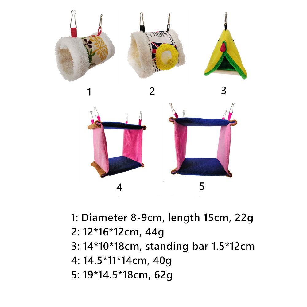 Võng treo bằng cotton giữ ấm cho chim vẹt