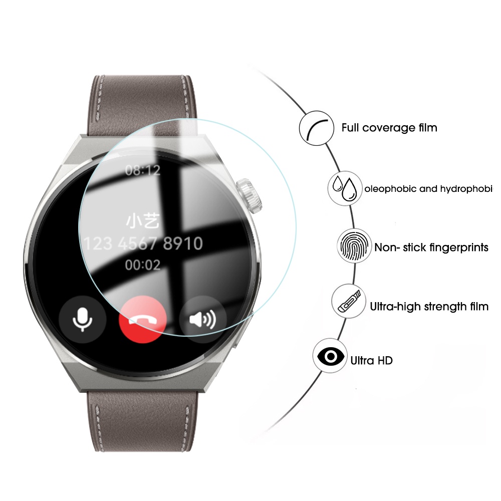 Kính Cường Lực HD Trong Suốt Chống Trầy Chống Bám Vân Tay Cho Đồng Hồ Huawei Watch GT 3 Pro
