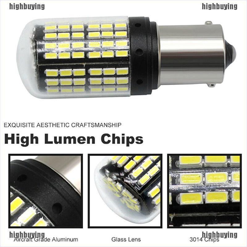 1 Bóng Đèn Xi Nhan 1156 7506 P21W Ba15S Led 3014 144smd Cho Xe Hơi
