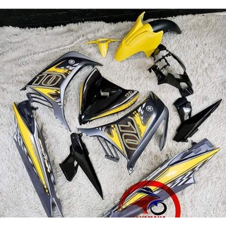 Tem rời exciter 135 xám đen phối vàng