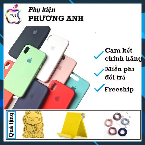 Ốp chống bẩn trơn full dòng cho IPHONE, tặng kèm 1 miến dán may mắn