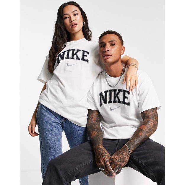 | ẢNH THẬT | ÁO THUN N I K E TRẮNG LOGO THÊU TO