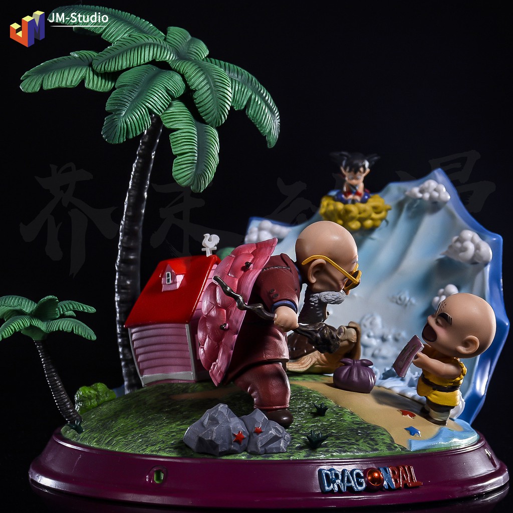 Mô hình sư phụ rùa và krillin ( Dragonball ) hàng siêu đẹp