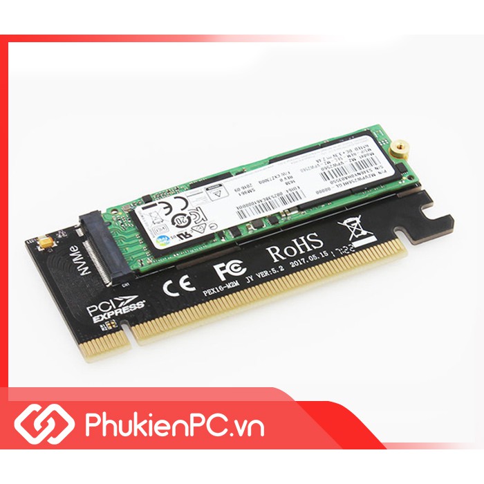 Adapter chuyển đổi ổ cứng M2 nvme to pci-e 16x