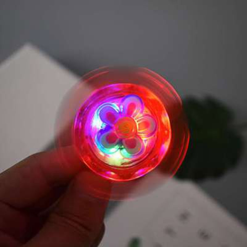 Con Quay Đồ Chơi Fidget Spinner + Đèn Led Giúp Giảm Stress