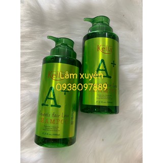 Dầu gội kích thích mọc tóc💯CHÍNH HÃNG💯KELLA 500ml kích thích mọc tóc, ngăn ngừa rung tóc, thúc đẩy quá trình mọc tóc