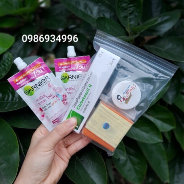 Bộ nám mụn tàn nhang clobetamil g thái