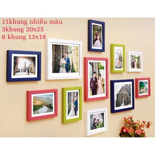 Khung ảnh treo tường nhiều màu