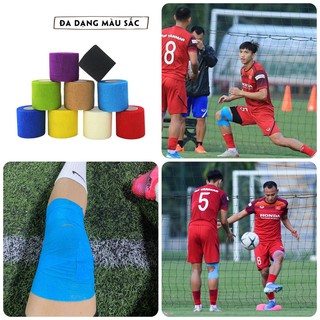 Băng keo thể thao vải tự dính chống chấn thương , băng cuốn thể thao khổ 5cm - Duna Sp