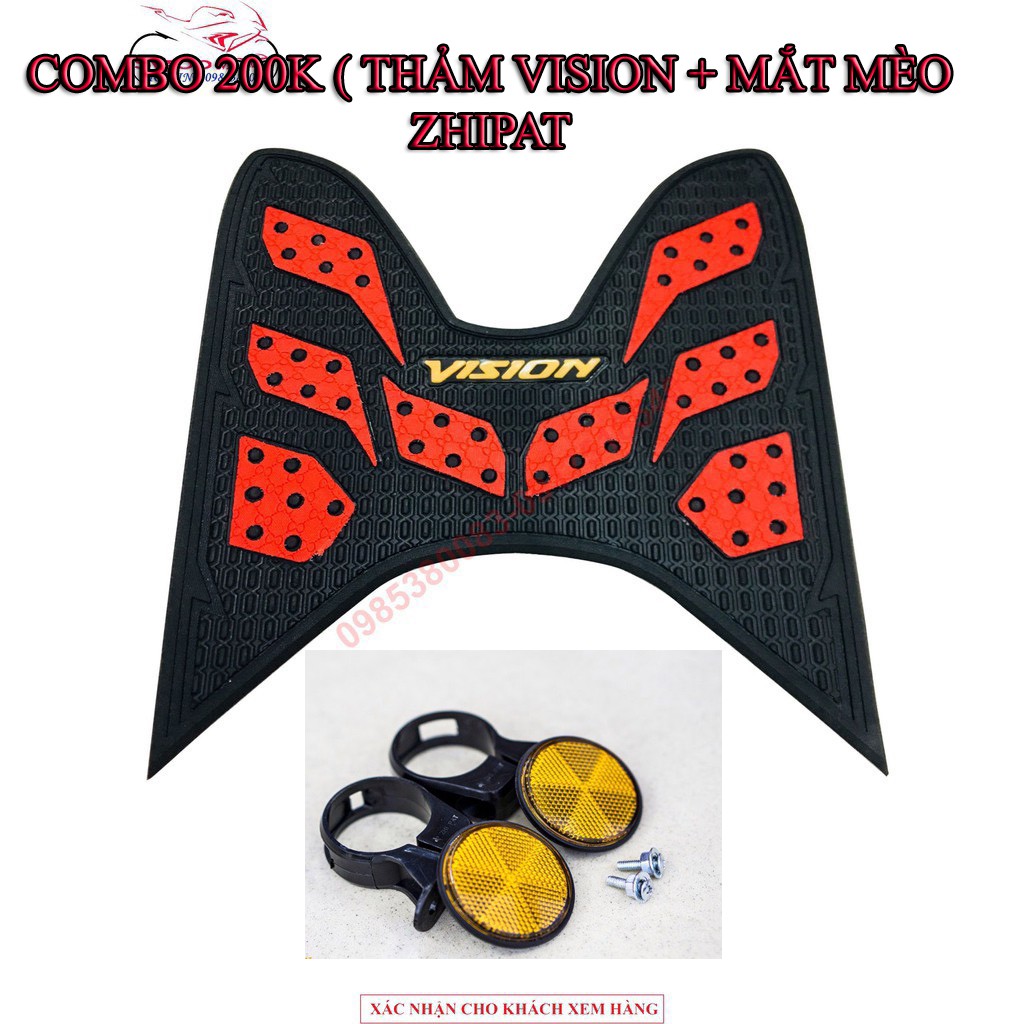 Combo thảm dày + mắt mèo ZHIPAT CHÍNH HÃNG