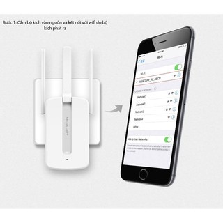 Khuếch Đại Wifi MERCURY 3 Anten MW310RE Chính Hãng