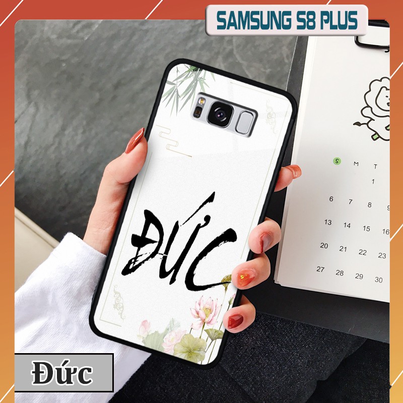 Ốp lưng kính 3D Samsung Galaxy S8/ S8 Plus in chữ thư pháp ý nghĩa