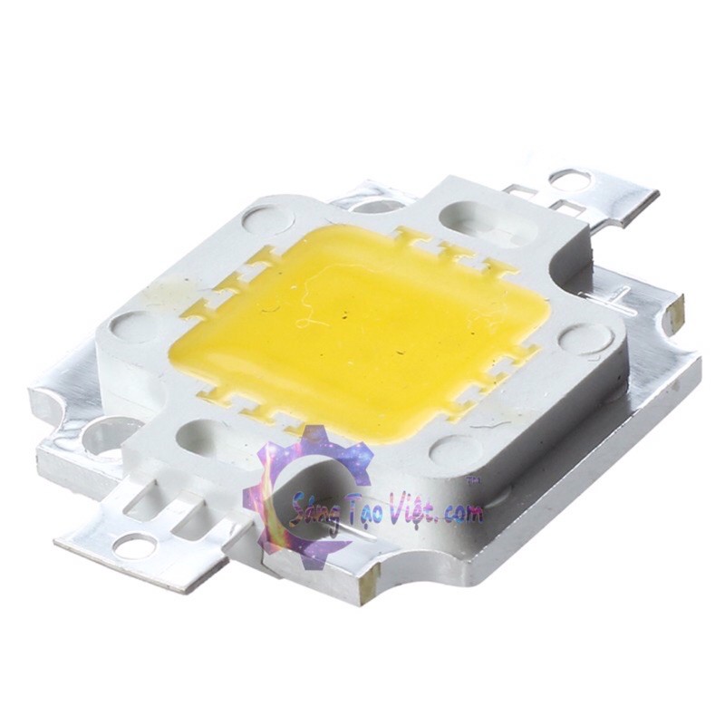 Bóng đèn LED, chip LED 10W 9-12v sáng vàng