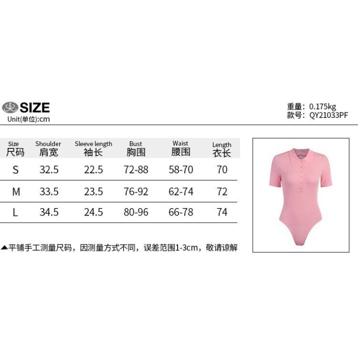 Bộ Jumpsuit Tay Ngắn Cổ Polo Chất Cotton Thiết Kế Thanh Lịch Cho Phái Nữ - Hàng mới về | BigBuy360 - bigbuy360.vn