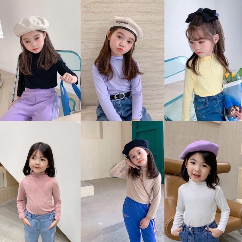 Áo Cotton Dài Tay Bé Trai/Bé Gái từ 10-30kg❤️Áo giũ nhiệt Cho bé chất cotton co giãn 4 chiều siêu mềm mịn