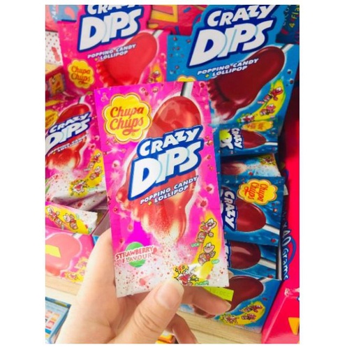 Kẹo nổ hình bàn chân Chupa Chups Crazy Dips