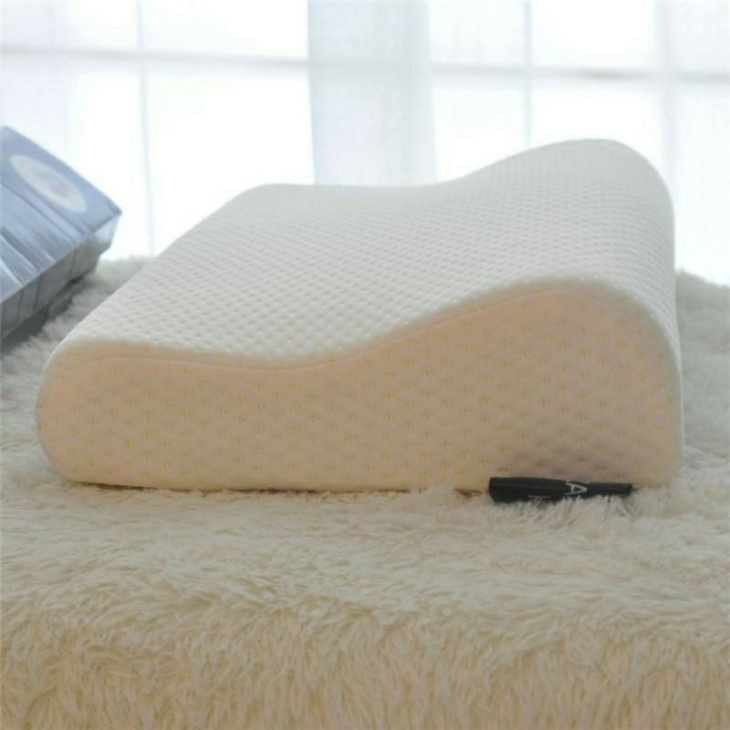 Gối cao su non 50cm cao cấp chống ngủ ngáy và đau vai cổ cột sống - gối cao su mềm lượn sóng