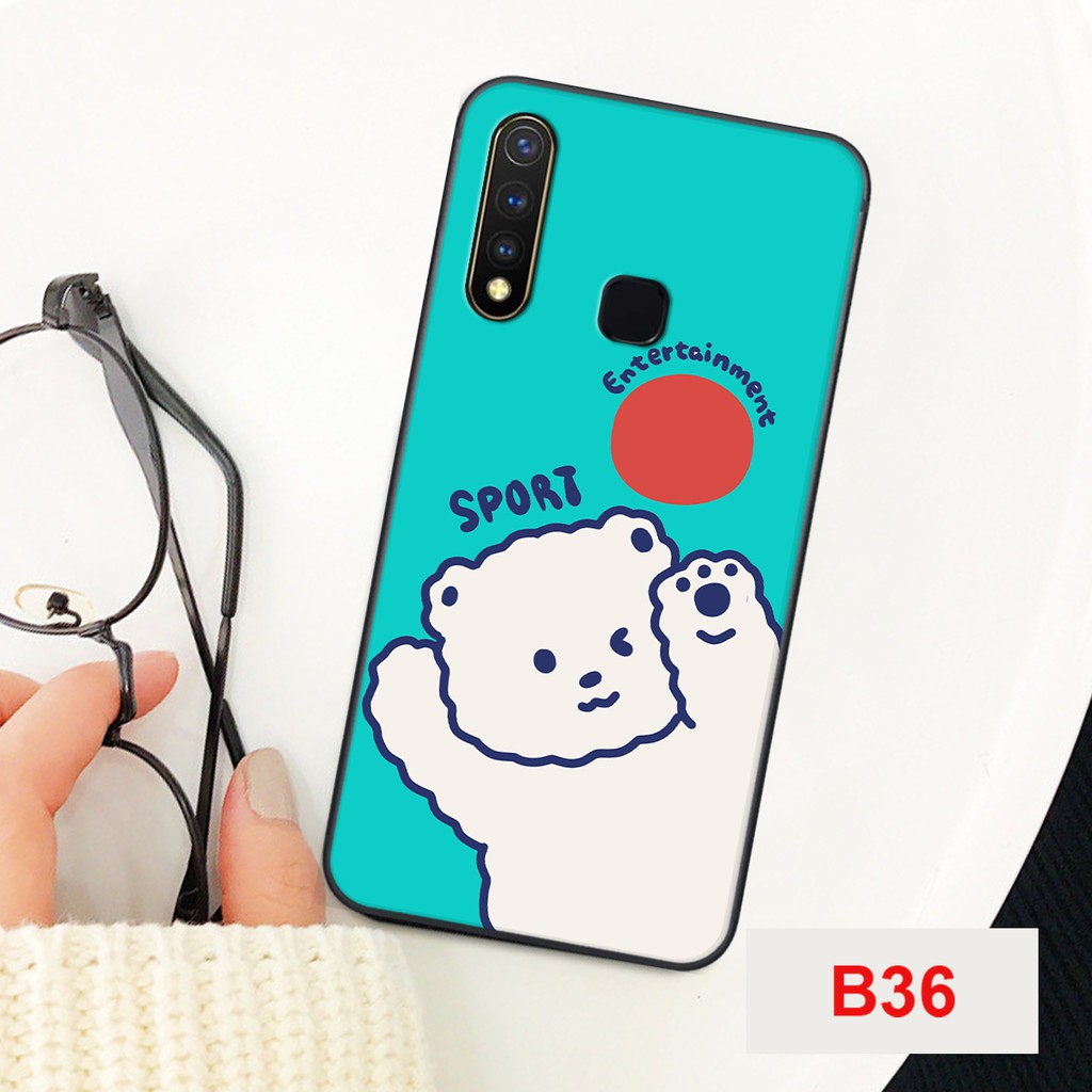 ỐP LƯNG VIVO U10/Y11/Y12/Y17/Y19 MẪU GẤU CUTE ĐÁNG YÊU ĐA DẠNG