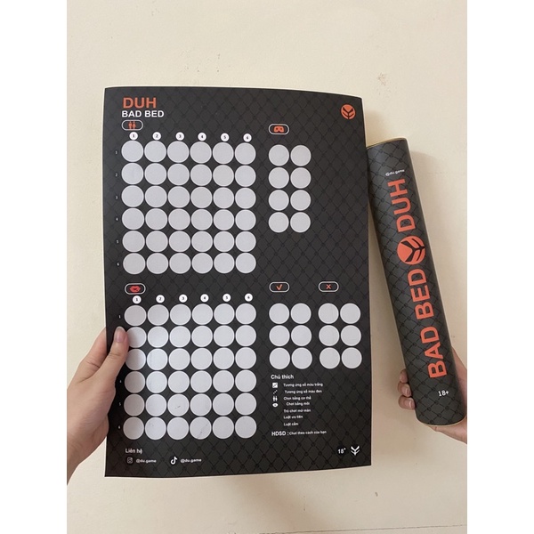 (Che Tên) Game Bad Bed Make Love Dadpaper Trò Chơi Drinking Game Nâng Tầm Cảm Xúc Cho Cuộc Yêu Bộ Game Drinking Game