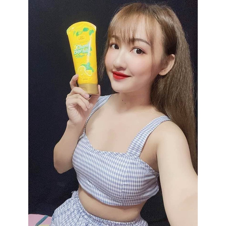 Gel Tẩy Tế Bào Chết Chanh &amp; Bạc Hà Collagen X3 (Chính Hãng)