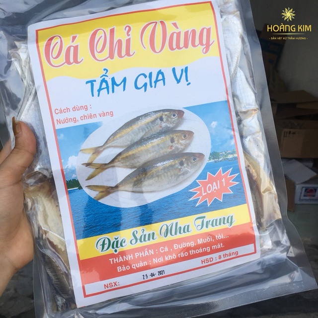 🔥 Túi 500g Cá chỉ vàng khô loại ngon🔥 Đặc sản Nha Trang