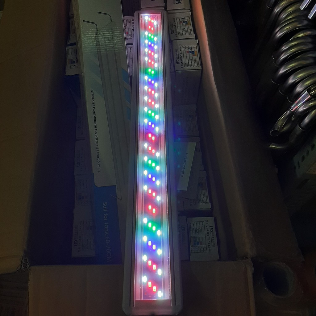 Đèn LED 6 DÃY (4 DÃY) + 3 CHẾ ĐỘ MÀU | Đèn Led Thuỷ Sinh Màu WRGB Siêu Sáng - Giá Rẻ