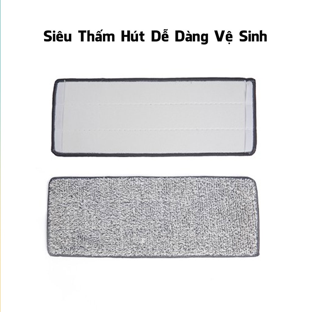 CÂY LAU NHÀ TỰ VẮT PHẲNG THÔNG MINH SPIN MOP XOAY 360 ĐỘ THIẾT KẾ NHỎ GỌN SANG TRỌNG