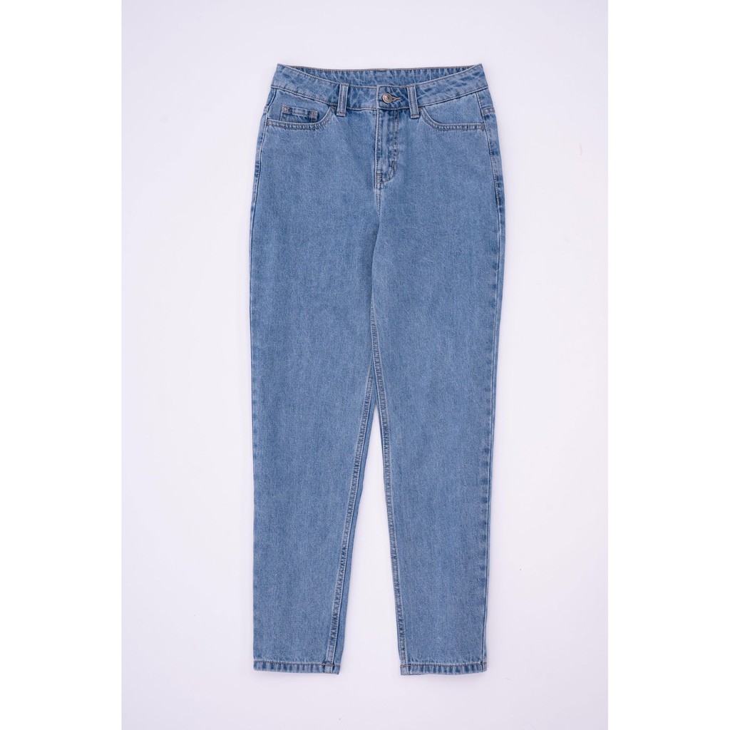 Quần Jean Baggy Cotton Yody Cạp Cao Co Giãn Không Bai Nhão QJN3120