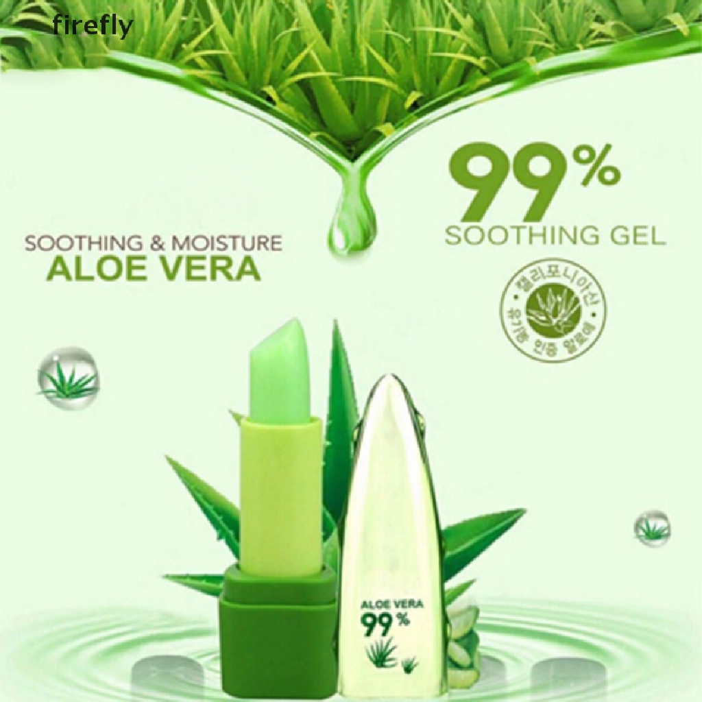 (Hàng Mới Về) Son Dưỡng Môi Chiết Xuất Lô Hội Tự Nhiên Thay Đổi Màu Sắc Theo Nhiệt Độ