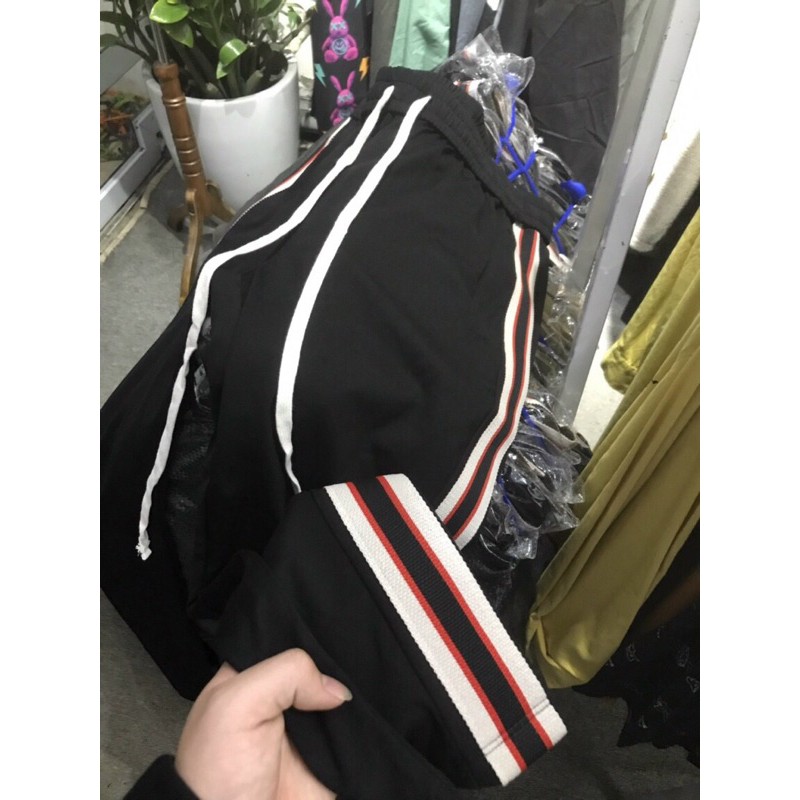 QUẦN SỌC ĐỎ THỂ THAO UNISEX - ( Ảnh thật ) Hogoto shop | BigBuy360 - bigbuy360.vn