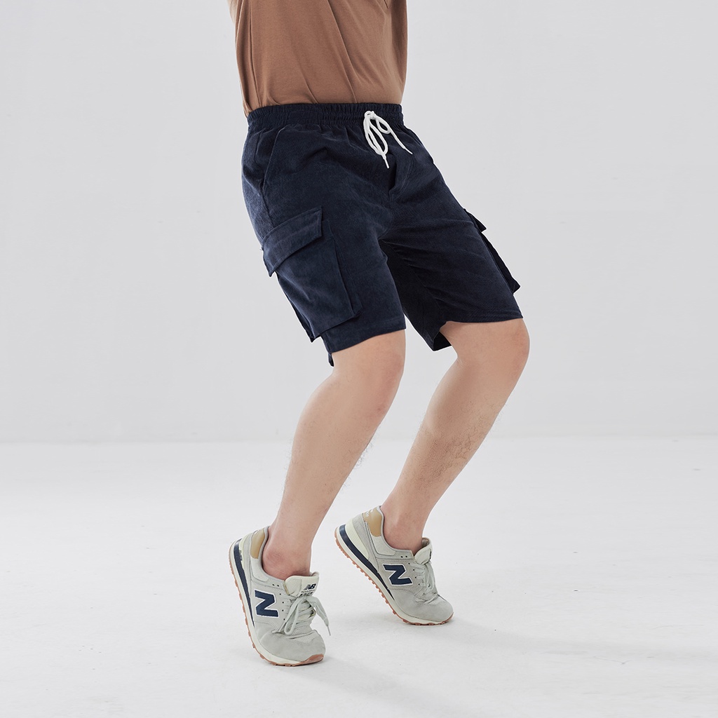 Quần Short Đùi Túi Hộp Nhung Tăm Nam ROUGH 5 Màu Trẻ Trung, Cá Tính