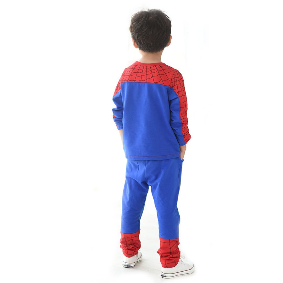 Quần Áo Người Nhện Spider Man Tay Dài (Loại Tốt) - Size 140Cm vntrade