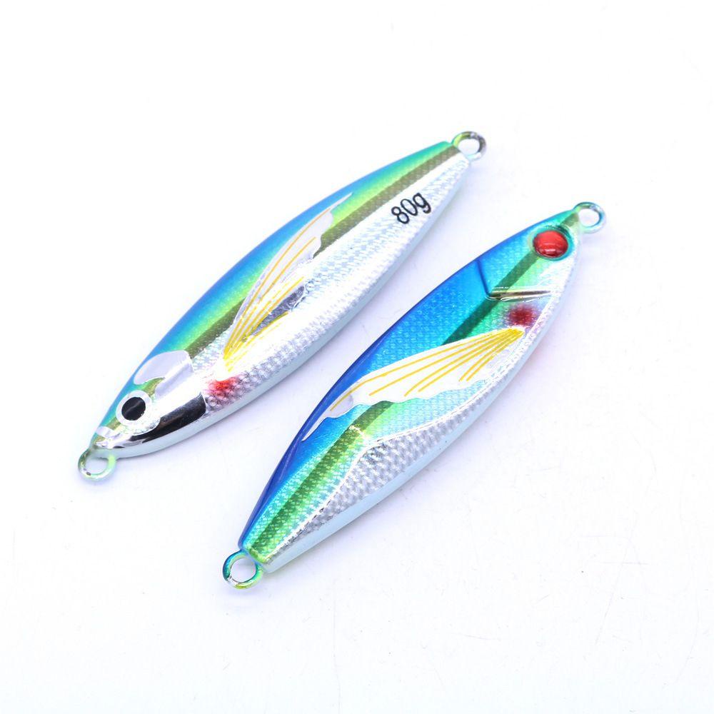 MYRONGVN 40g 60g 80g 100g Metal Metal Jig Fish Accessories Lead Casting Spoon Lure Fishing Lures