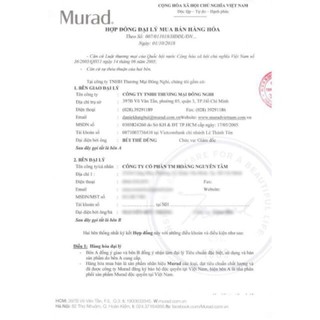 [Bill Authentic] Cấp nước Murad