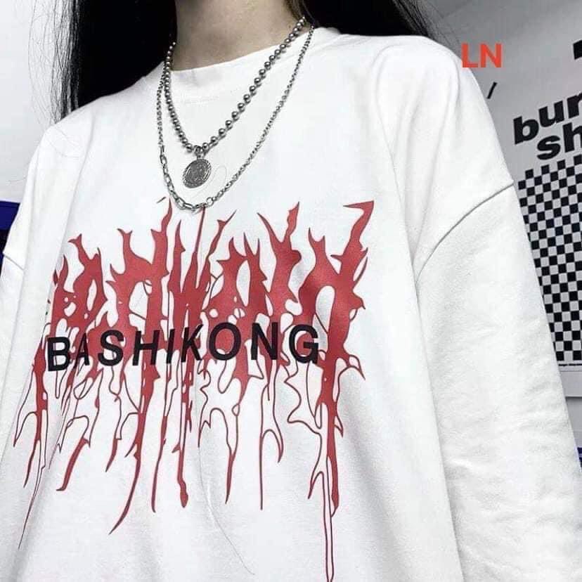 [ SALE HÓTÁo phông Bashikong. Chất liệu đẹp co giãn thoáng mát, hình in to đẹp rõ nét- ZADOLA FASHION