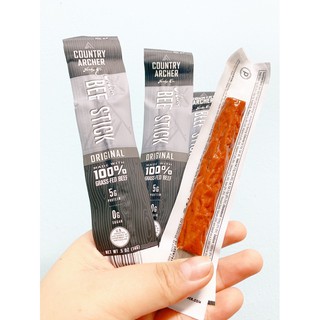Xúc xích Bò dạng que mini Country Archer 0 sugar, 0 carb( keto, eat clean, tiểu đường)