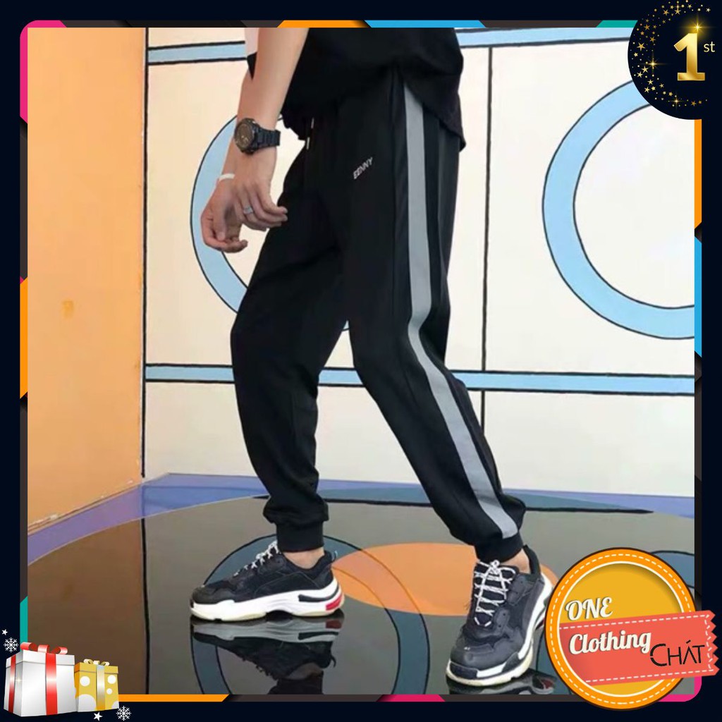 Quần jogger sọc ulzzang