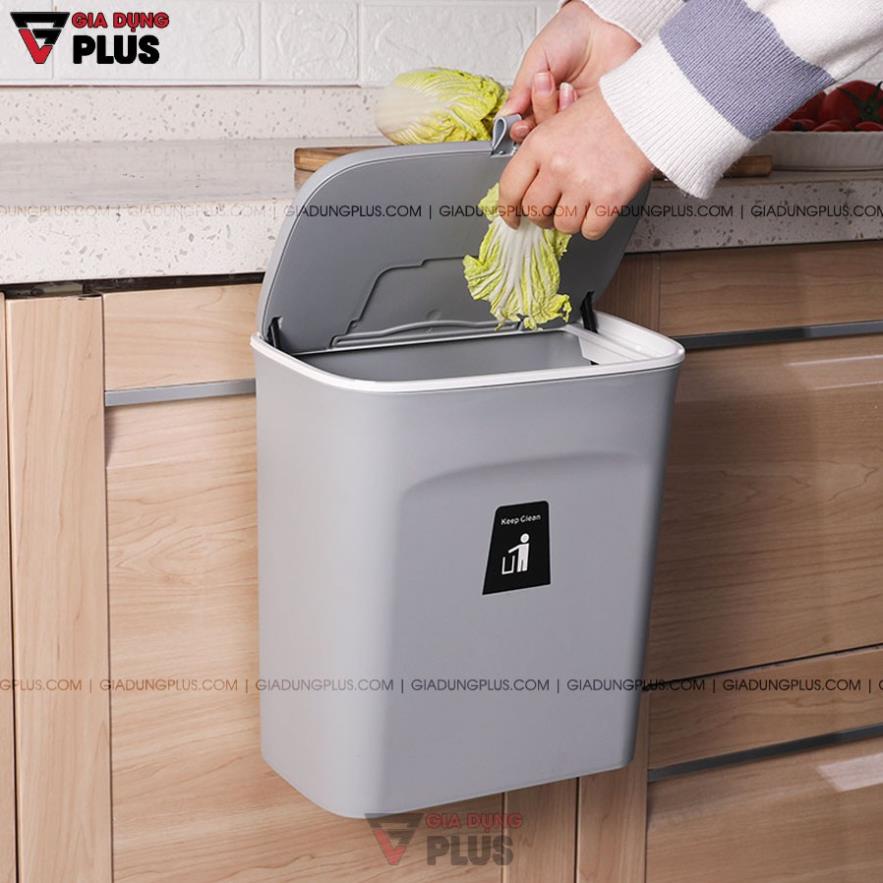 Thùng Rác thông Minh Cài cánh tủ Megahome 9L bằng nhựa PP cao cấp -Hàng Việt Nam